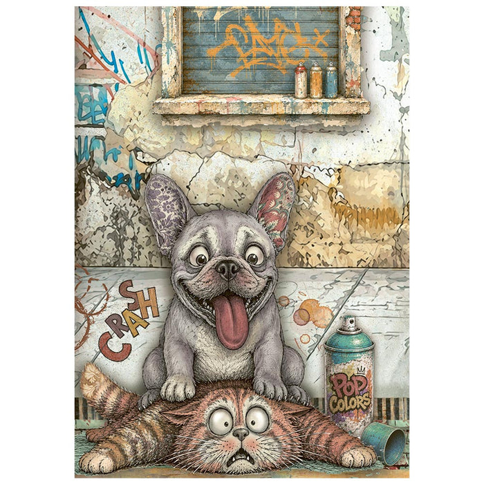 Stamperia Furry Friends 2 A6 Rice Paper Pack