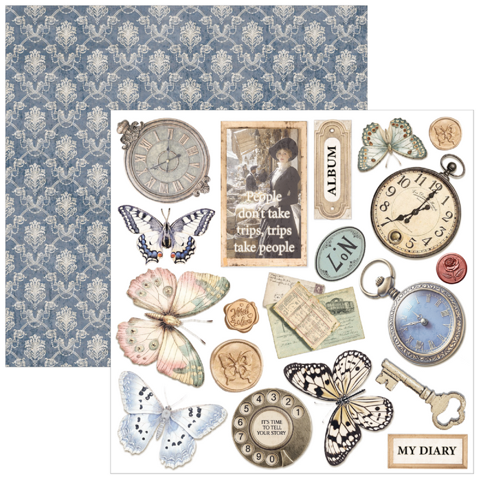Ciao Bella Eastern Journey 6" x 6" Fussy Cut Pad