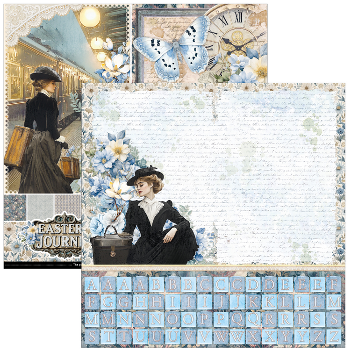Ciao Bella Eastern Journey 12" x 12" Patterns Scrapbooking Paper Set