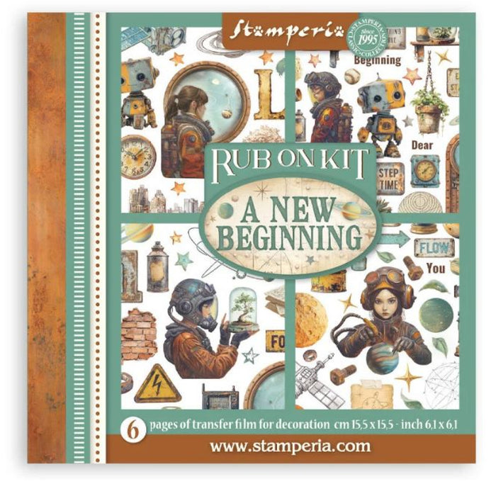 Stamperia A New Beginning Rub On Transfers - Assorted Pack