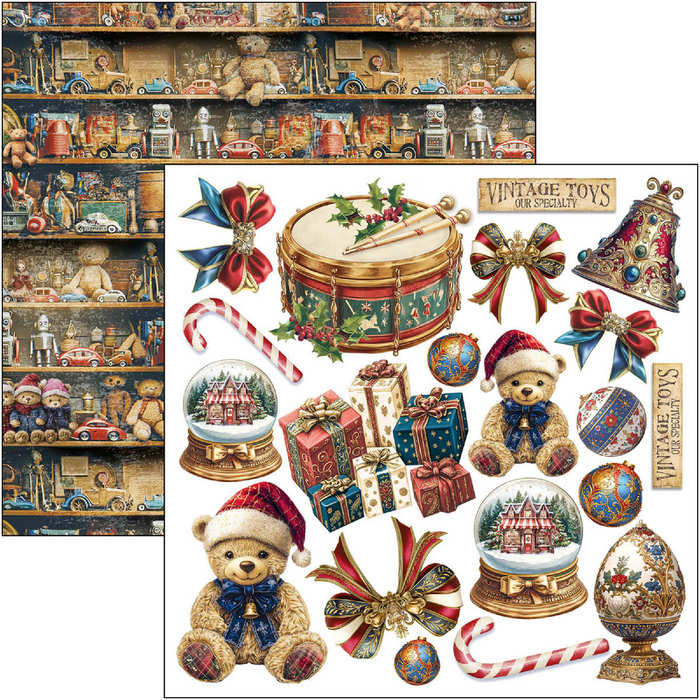 Ciao Bella Toy Shop 6" x 6" Fussy Cut Pad