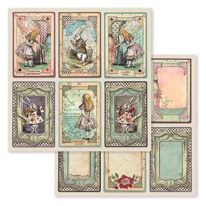 Stamperia Alice 12" x 12" Paper Pad