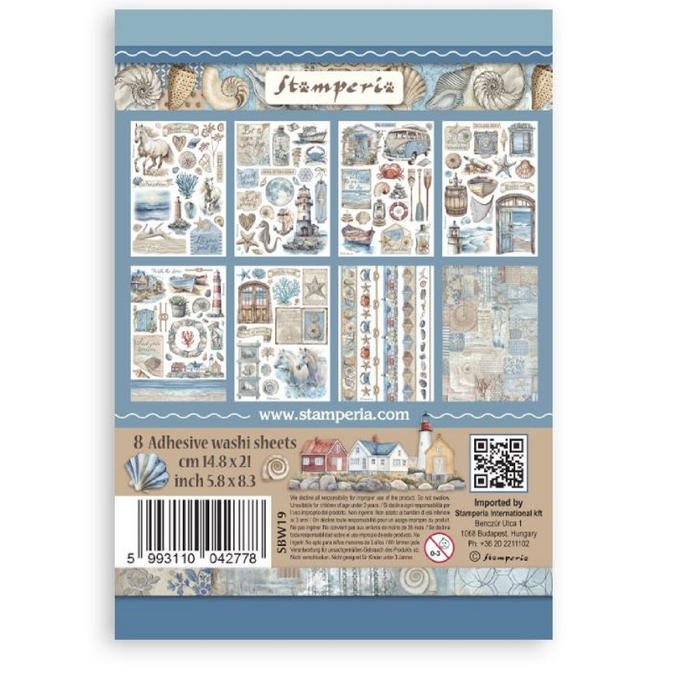 Stamperia Silent Sea A5 Washi Pad