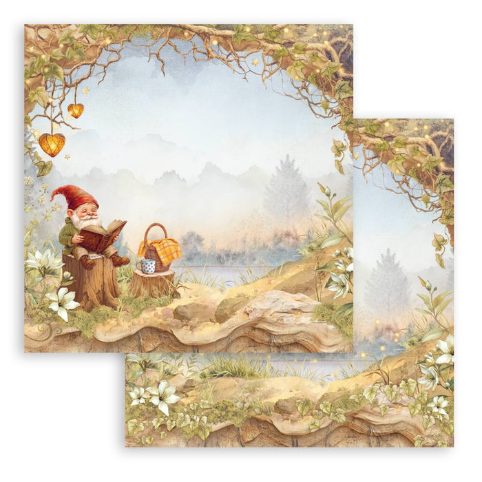 Stamperia Whispering Woods 12" x 12" Scrapbooking Paper Pad