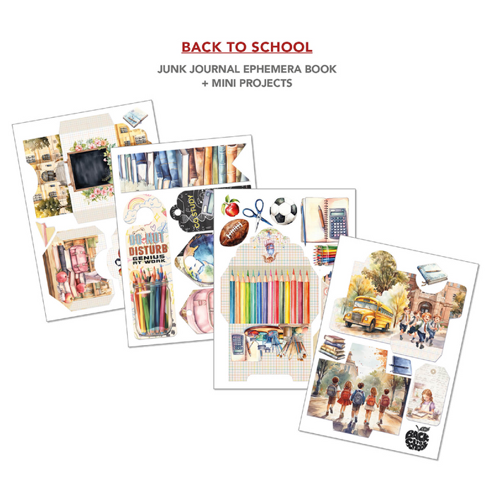 Ciao Bella School A4 Junk Journal & Ephemera Book