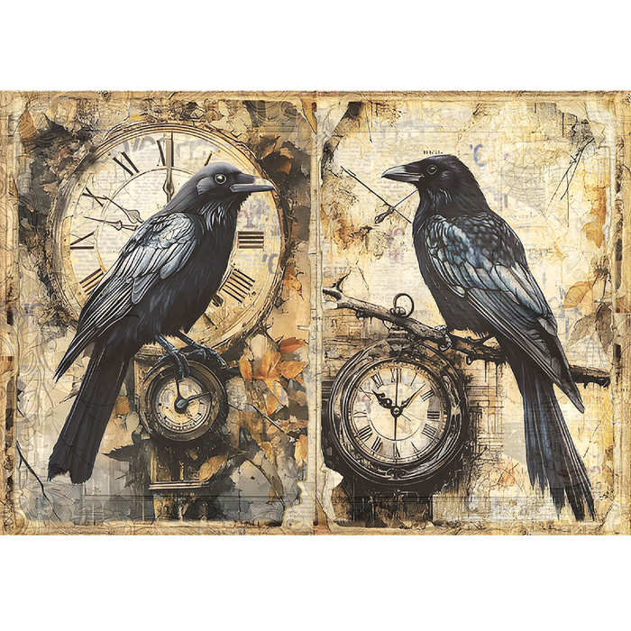 Ciao Bella Dark Academia A5 Mixed Rice Paper 8pc