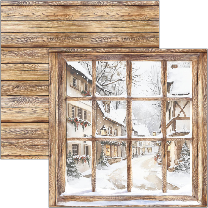 Ciao Bella Winter Season 12" x 12" Patterns Scrapbooking Paper Set