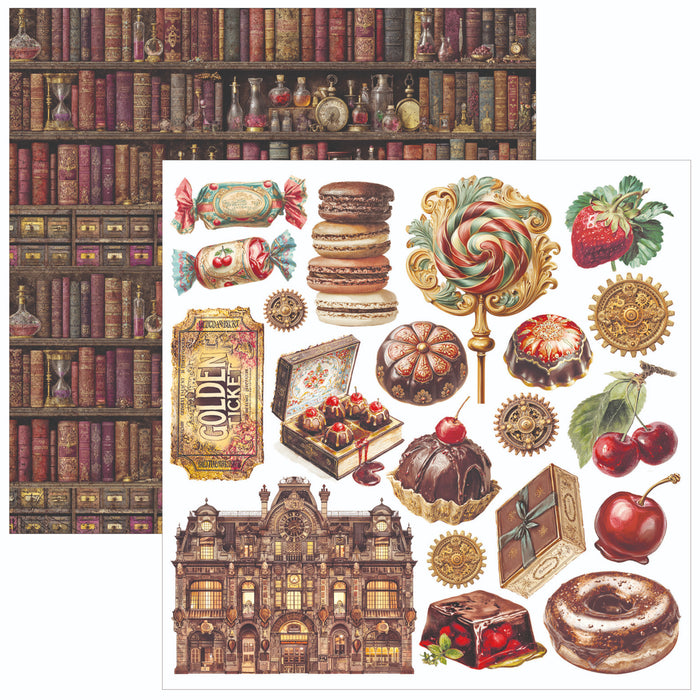 Ciao Bella Paper Chocolate Wanderlust 6" x 6" Fussy Cut Pad