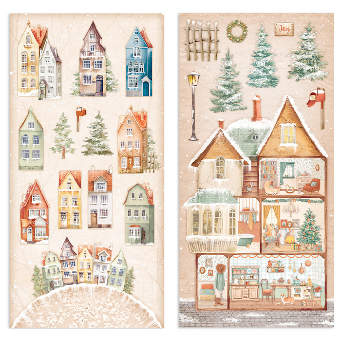 Stamperia All Around Christmas 6" x 12" Collectables