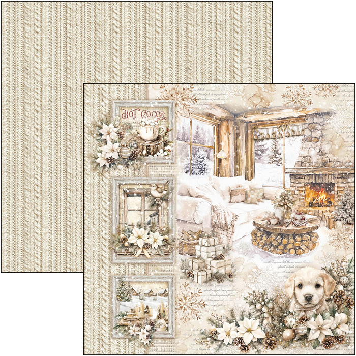 Ciao Bella Winter Season 8" x 8" Scrapbooking Paper Set