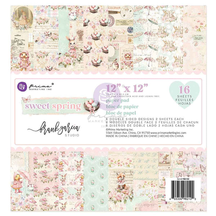 Prima Marketing Sweet Spring  12" x 12" Paper Set