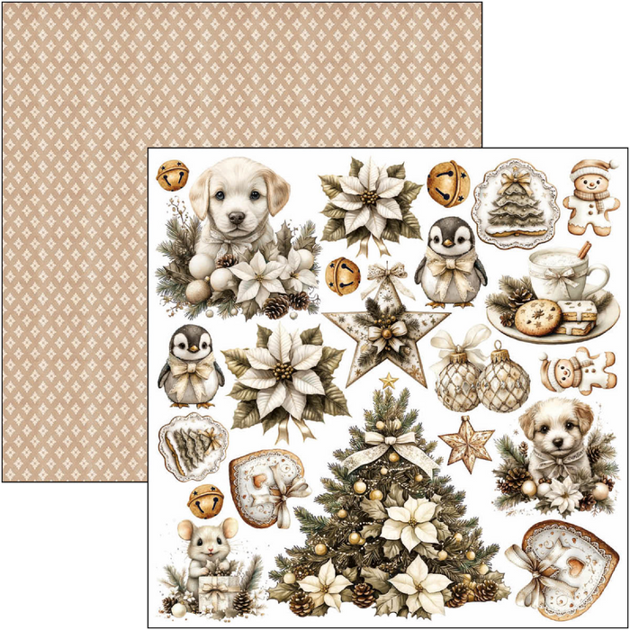 Ciao Bella Winter Season 6" x 6" Fussy Cut Pad