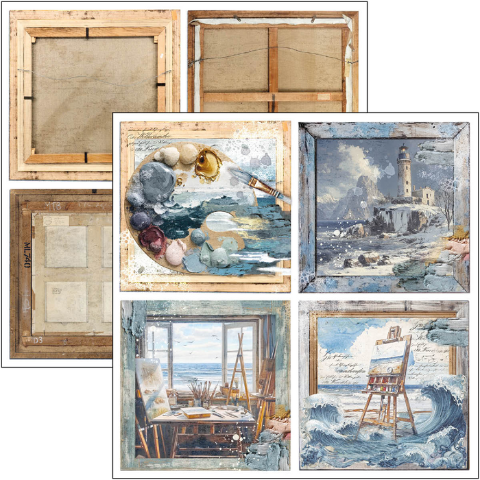 Ciao Bella An Artist Journey 12" x 12" Patterns Scrapbooking Paper Set