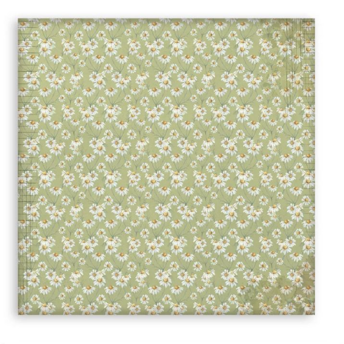 Stamperia Daisy Art 8" x 8" Single Faced Maxi Paper Pad