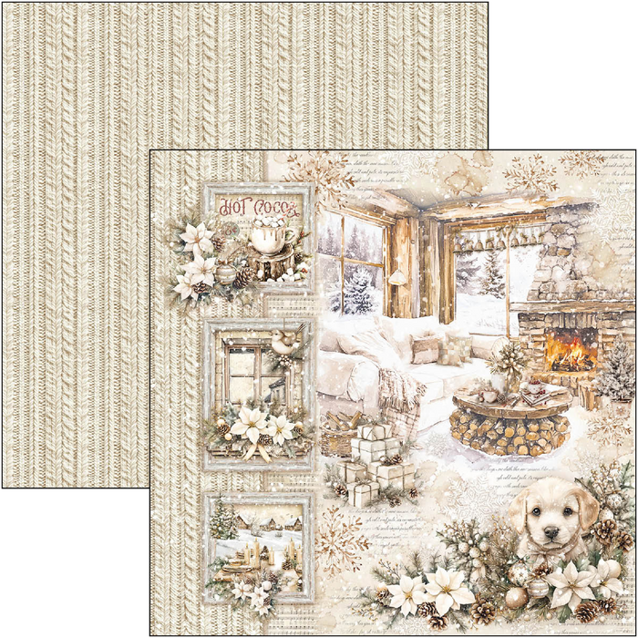 Ciao Bella Paper Winter Season 12" x 12" Scrapbooking Paper Set