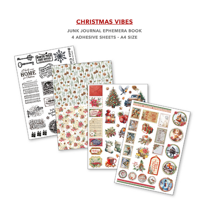 Ciao Bella Christmas Vibes A4 Junk Journal & Ephemera Book