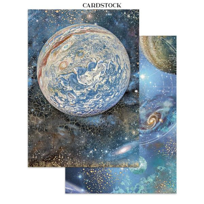 Stamperia Paper Cosmos Infinity A5 Junk Journal Focus Points