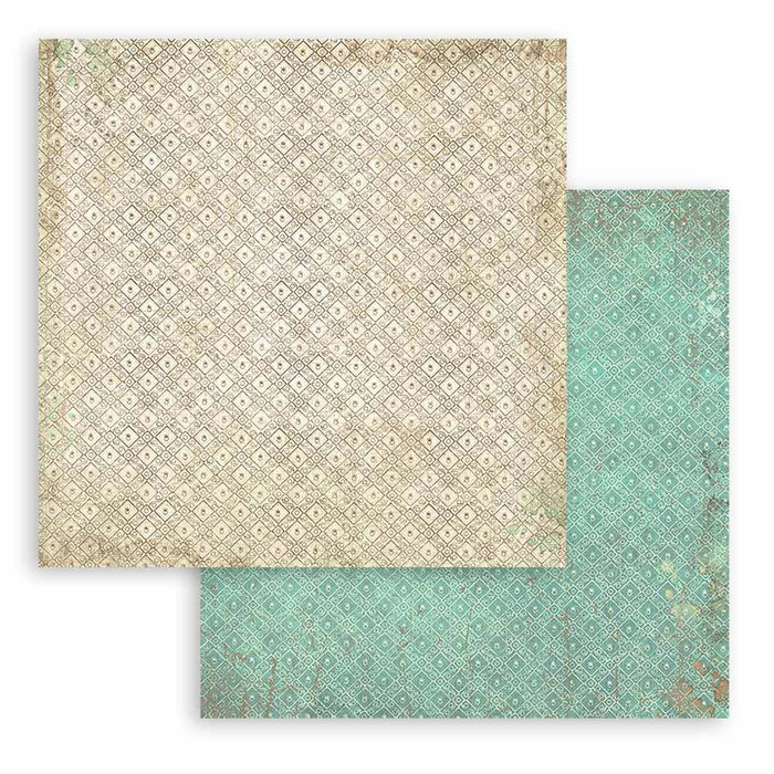 Stamperia Brocante 12" x 12" Maxi Backgrounds Selection Paper Pad