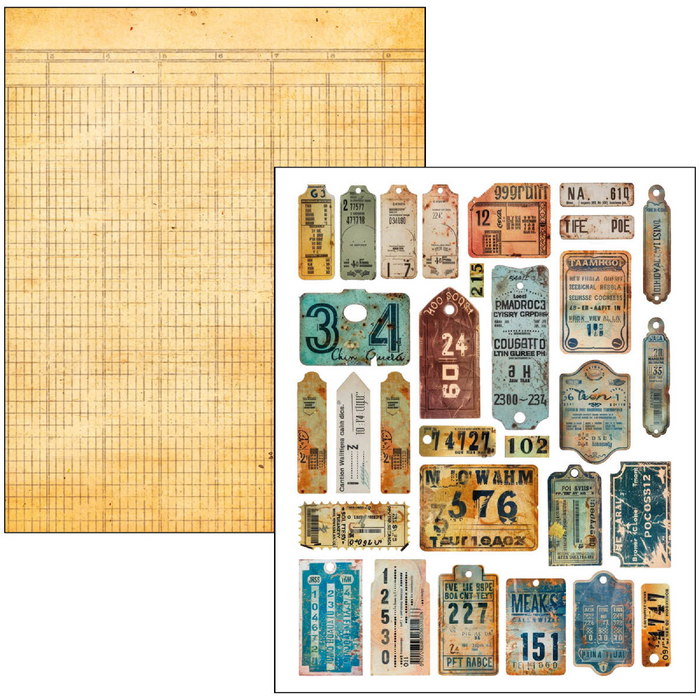 Ciao Bella Past Time A4 Maxi Mixed Media Book