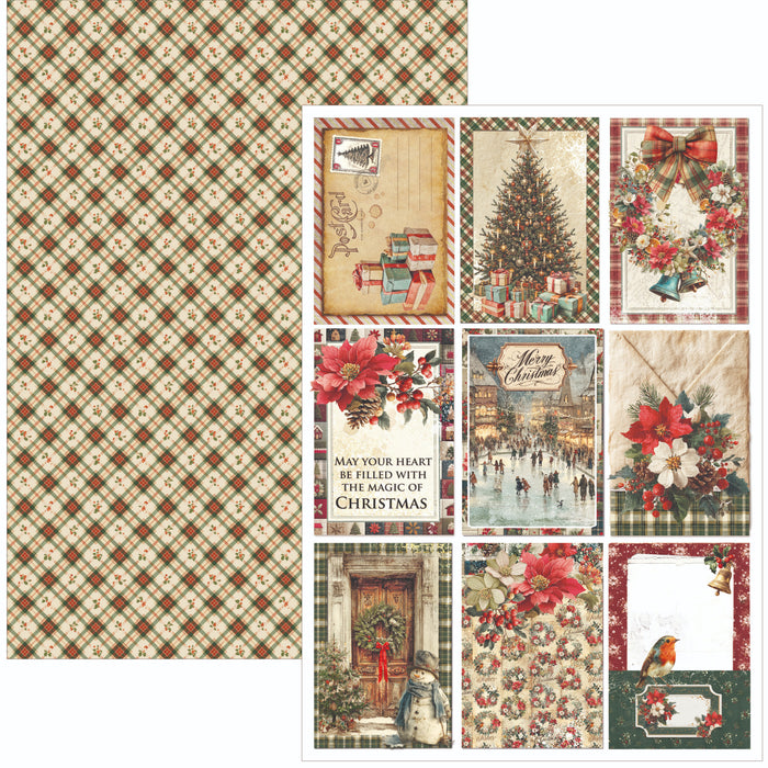 Ciao Bella Paper Merry & Bright A4 Scrapbooking Paper Set