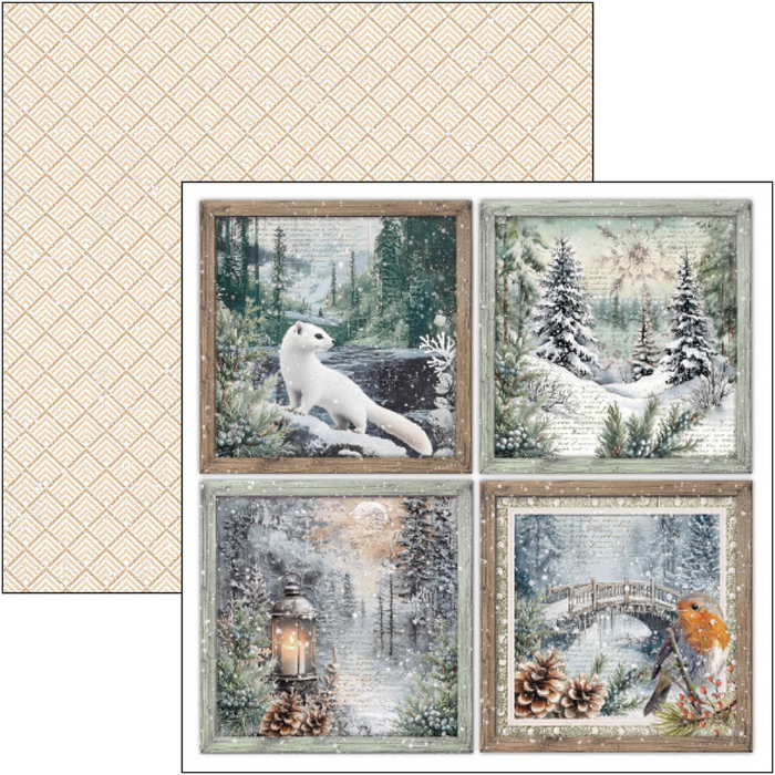 Ciao Bella Forest Tales 8" x 8" Scrapbooking Paper Set