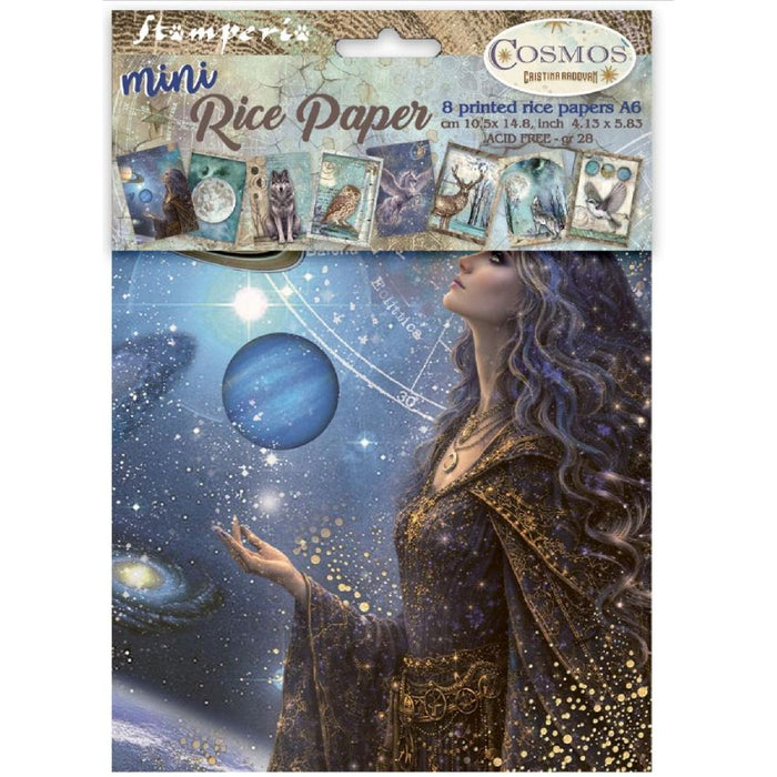 Stamperia Cosmos Infinity A6 Rice Paper Pack