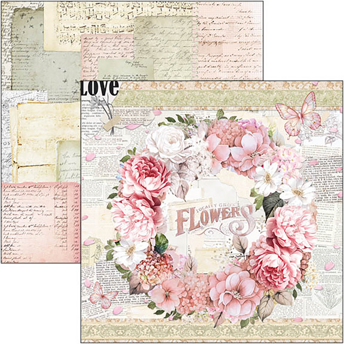 Ciao Bella Timeless Memories 8" x 8" Scrapbooking Paper Set