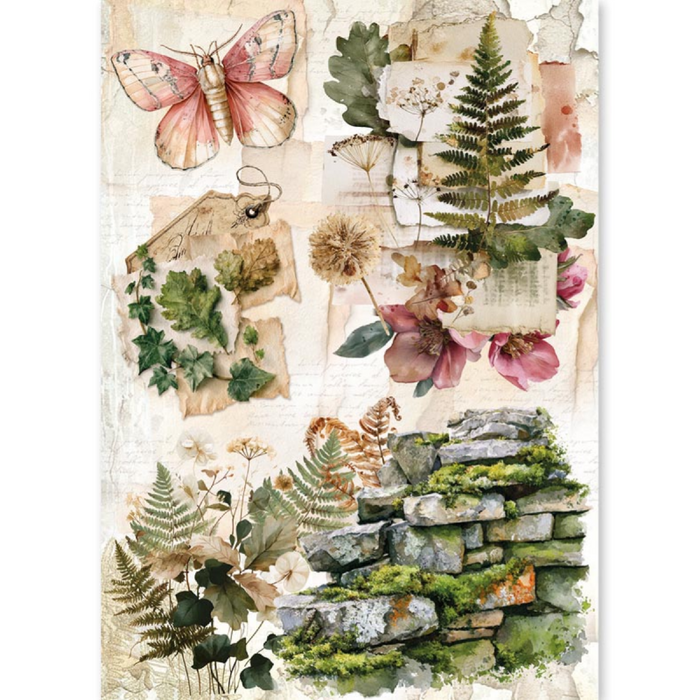 Ciao Bella Paper The Nature Journal A5 Mixed Rice Paper 8pc