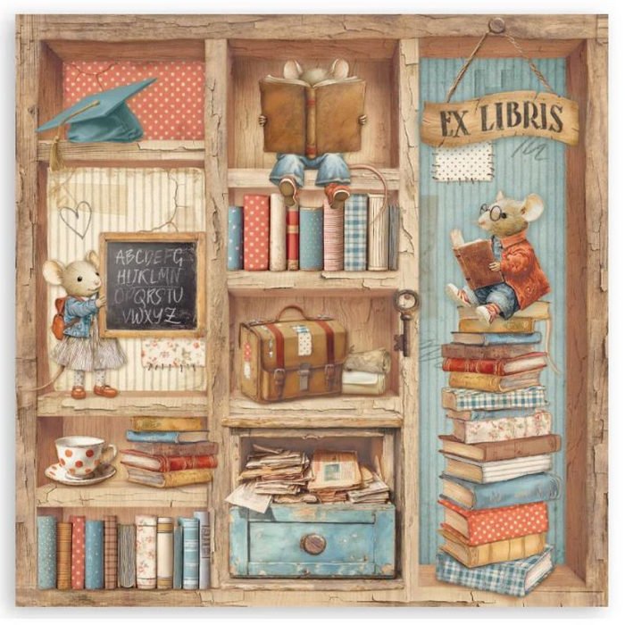 Stamperia Family 8" x 8" Maxi Single Faced Scrapbooking Paper Pad