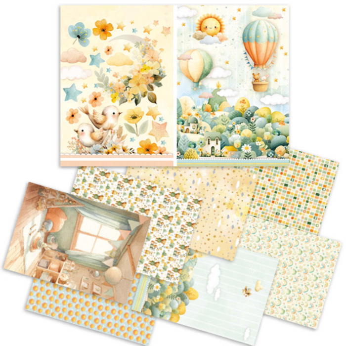 Ciao Bella Lunibloom A5 Mixed Rice Paper 8pc