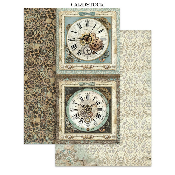 Stamperia Voyages Fantastiques Junk Journal Stickers Cut-outs Backgrounds