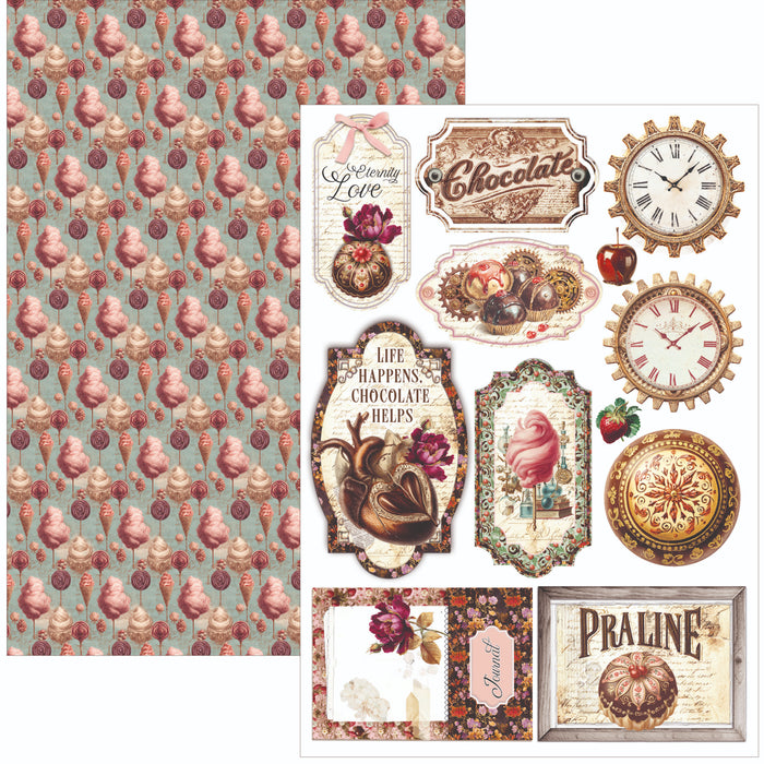 Ciao Bella Paper Chocolate Wanderlust A4 Scrapbooking Paper Set