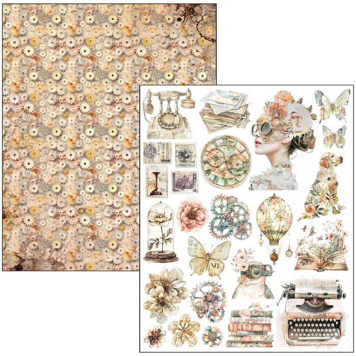 Ciao Bella Paper Lost in Time A4 Maxi Mixed Media Book