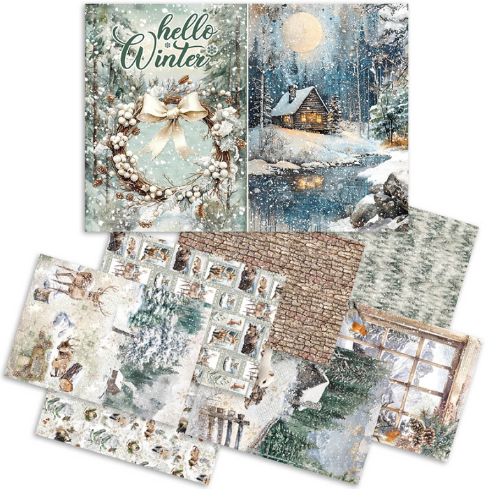 Ciao Bella Forest Tales A5 Mixed Rice Paper 8pc