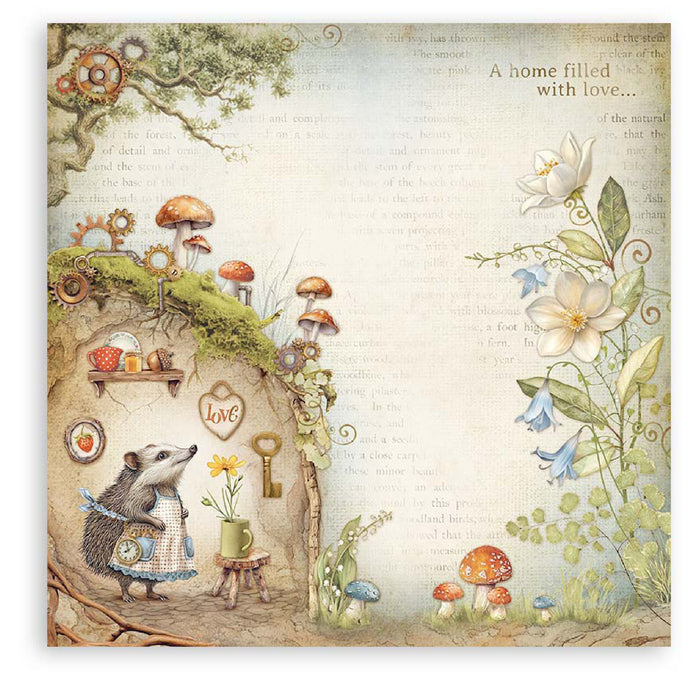 Stamperia Hidden Grove 12" x 12" Single Faced Maxi Paper Pad