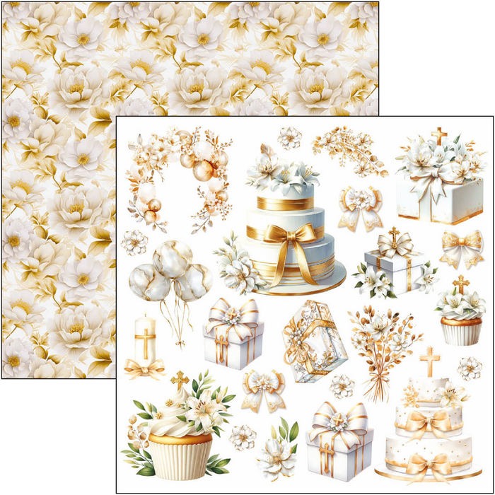 Ciao Bella Blessing Day 6" x 6" Fussy Cut Pad