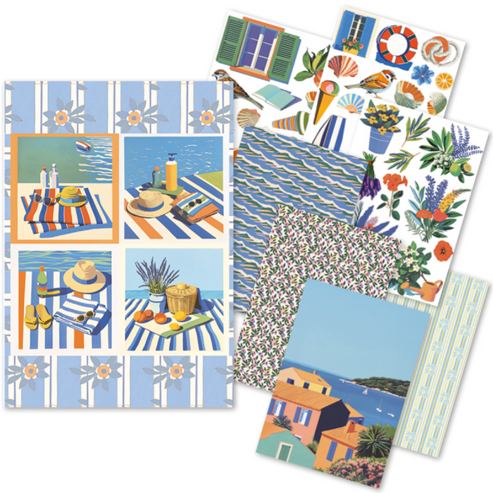 Ciao Bella Riviera Dream A5 Mixed Rice Paper 8pc