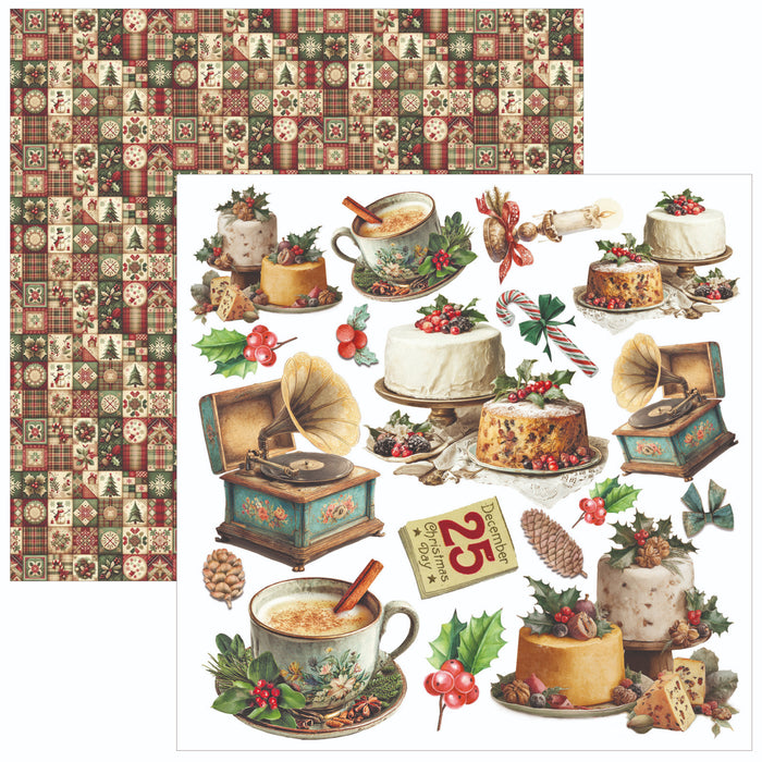 Ciao Bella Paper Merry & Bright 6" x 6" Fussy Cut Pad