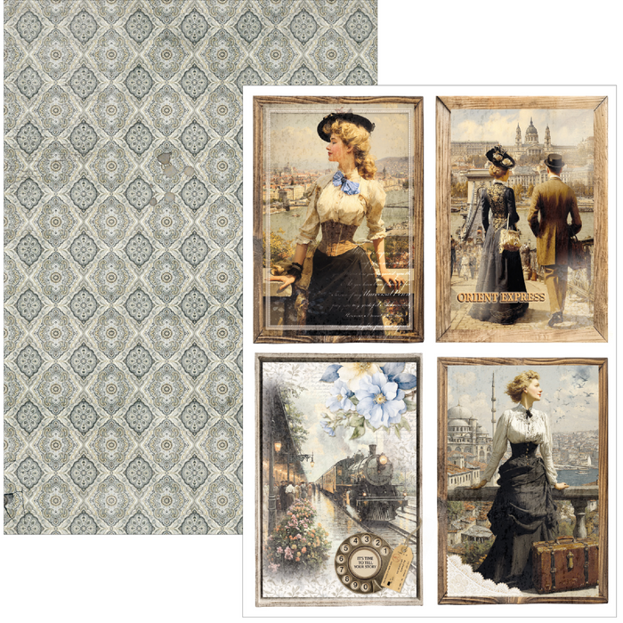 Ciao Bella Eastern Journey A4 Scrapbooking Paper Set