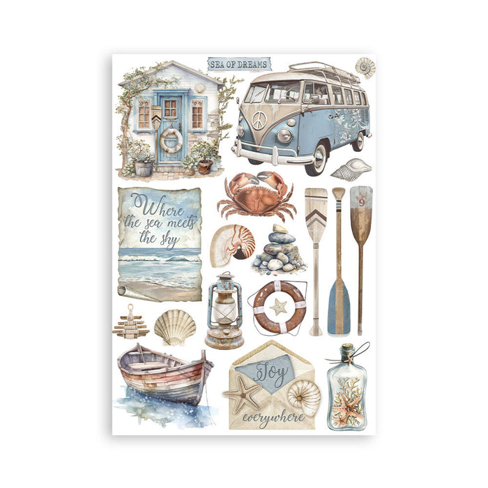 Stamperia Silent Sea A5 Washi Pad