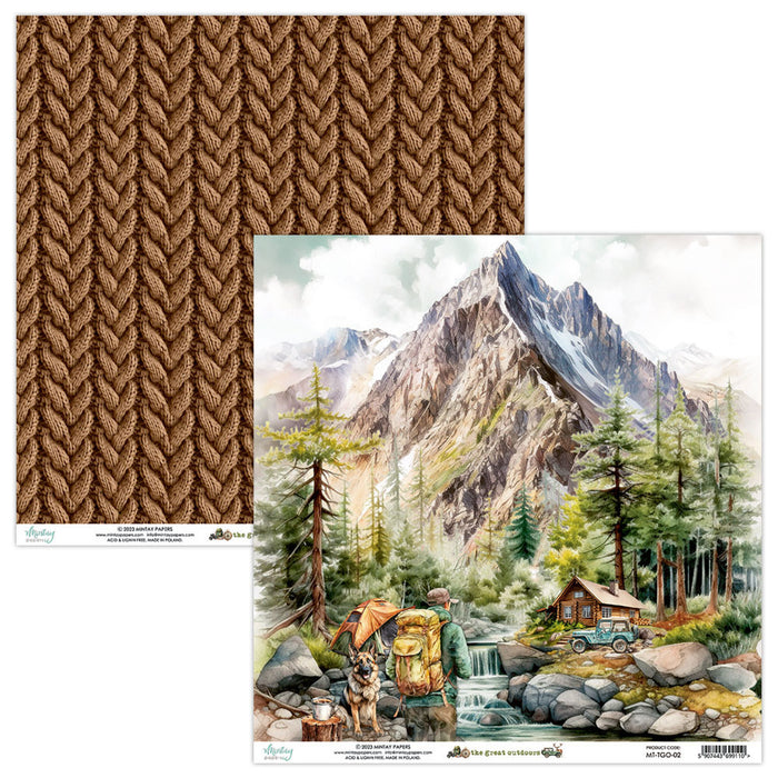 Mintay The Great Outdoors 12" x"12 Scrapbooking Paper Set