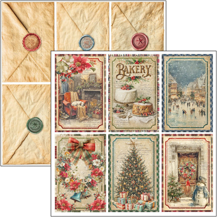 Ciao Bella Paper Merry & Bright 12" x 12" Scrapbooking Paper Set