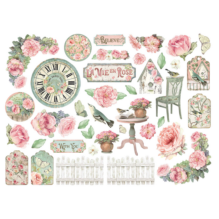 Stamperia House Of Roses Assorted Die Cuts