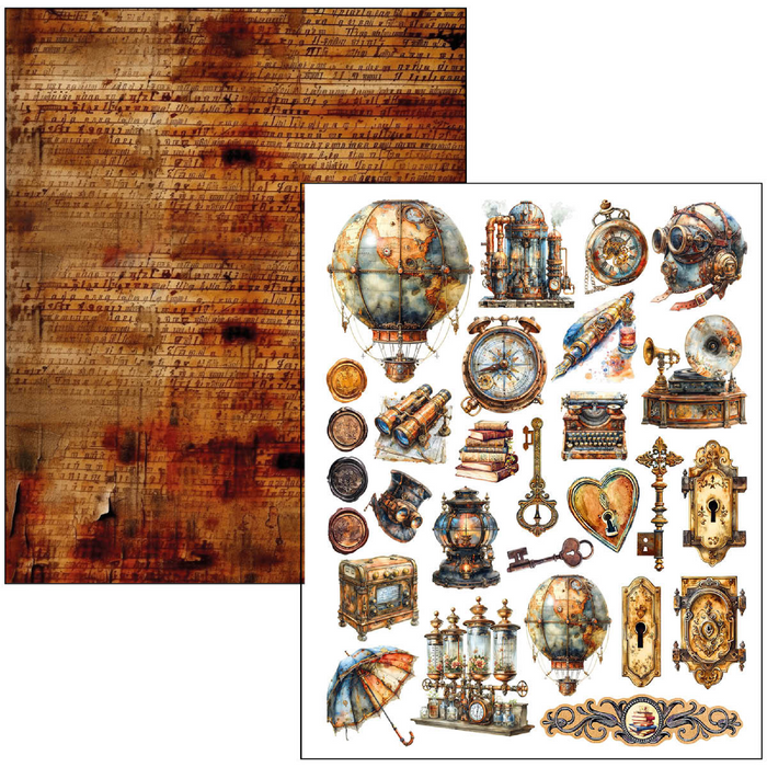 Ciao Bella Past Time A4 Maxi Mixed Media Book