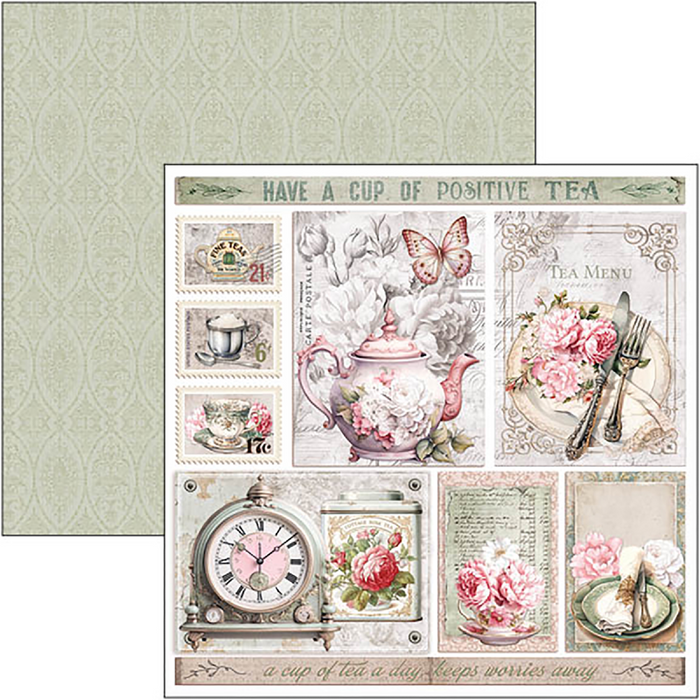 Ciao Bella Timeless Memories 8" x 8" Scrapbooking Paper Set