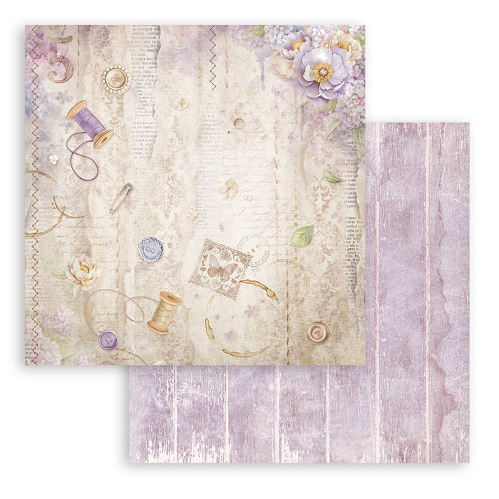 Stamperia Quiet Days 8" x 8" Scrapbooking Paper Pad