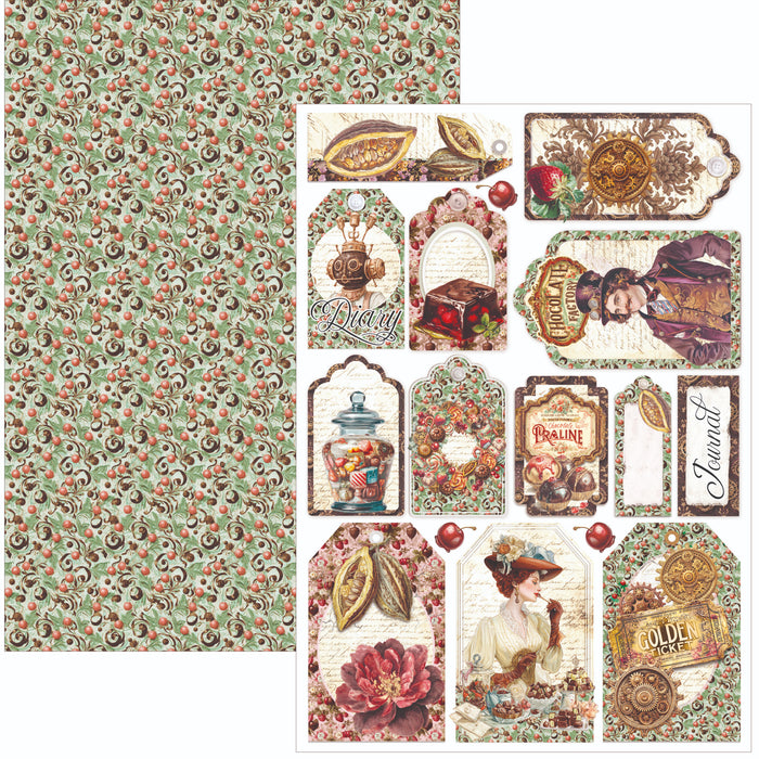 Ciao Bella Paper Chocolate Wanderlust A4 Scrapbooking Paper Set
