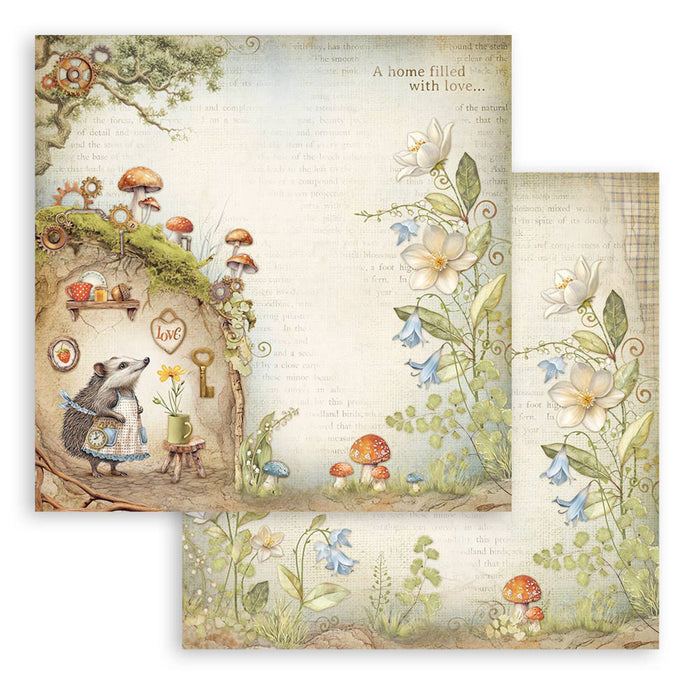 Stamperia Hidden Grove  12" x 12" Scrapbooking Paper Pad