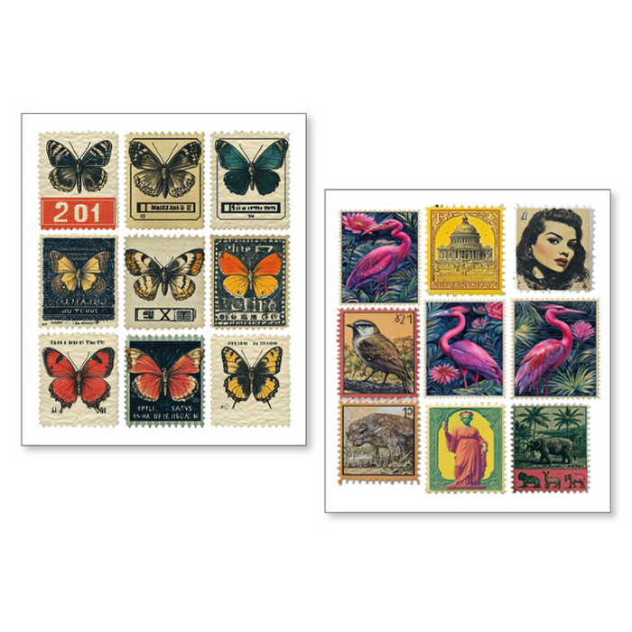 Ciao Bella Faraway Mail Sticker Set 10pc