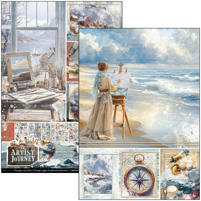 Ciao Bella An Artist Journey A4 Scrapbooking Paper Set